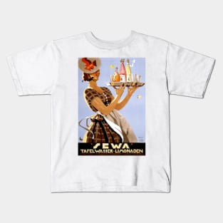 Vintage Travel Poster Germany SEWA Kids T-Shirt